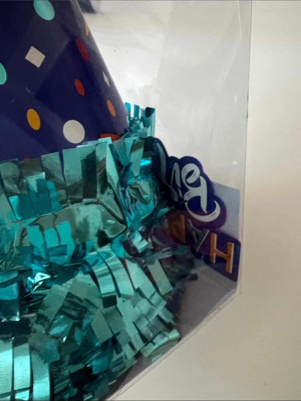 Blue Patterned Party Hats - Pack of 6
